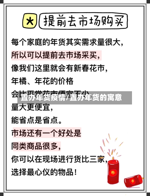置办年货疫情/置办年货的寓意-第2张图片