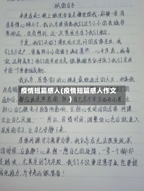 疫情短篇感人(疫情短篇感人作文)-第3张图片