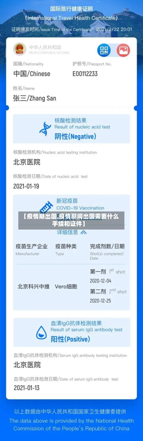 【疫情期出国,疫情期间出国需要什么手续和证件】-第2张图片