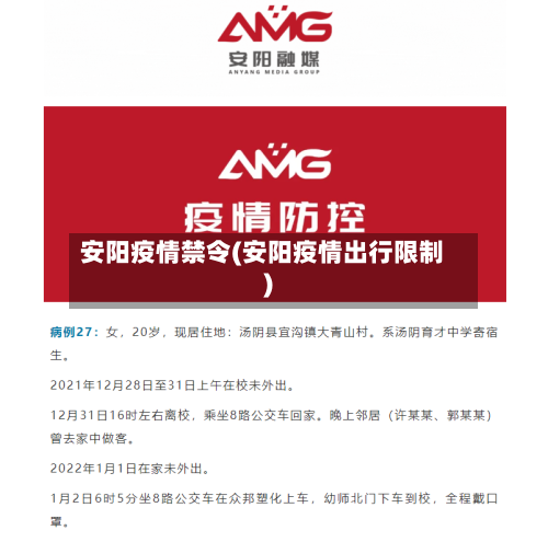 安阳疫情禁令(安阳疫情出行限制)-第3张图片
