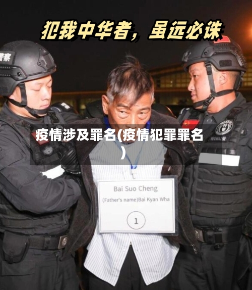 疫情涉及罪名(疫情犯罪罪名)-第1张图片