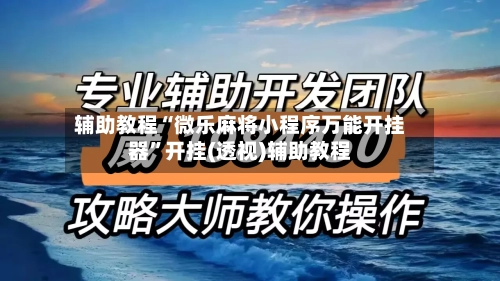 辅助教程“微乐麻将小程序万能开挂器”开挂(透视)辅助教程-第2张图片