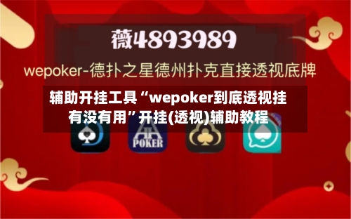 辅助开挂工具“wepoker到底透视挂有没有用”开挂(透视)辅助教程-第1张图片