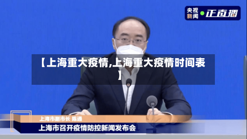 【上海重大疫情,上海重大疫情时间表】-第3张图片