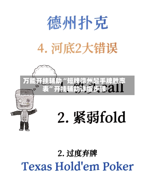 万能开挂辅助“短牌德州起手牌胜率表”开挂辅助详细步骤-第2张图片