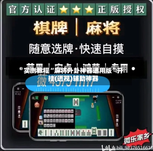 实测教程“麻将外卦神器通用版”开挂(透视)辅助神器-第3张图片