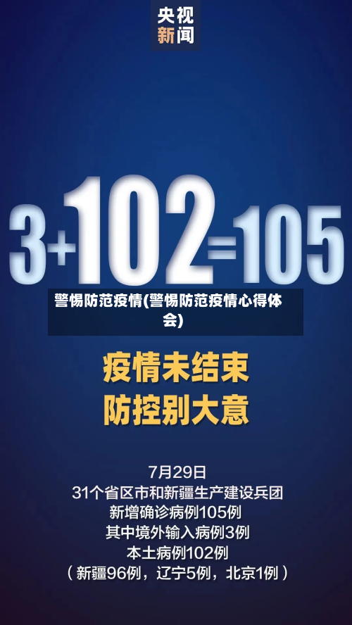 警惕防范疫情(警惕防范疫情心得体会)-第1张图片