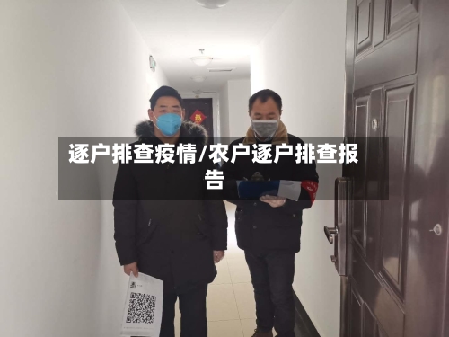逐户排查疫情/农户逐户排查报告-第1张图片