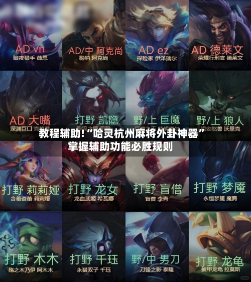 教程辅助!“哈灵杭州麻将外卦神器”掌握辅助功能必胜规则-第2张图片