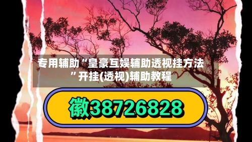 专用辅助“皇豪互娱辅助透视挂方法”开挂(透视)辅助教程-第1张图片