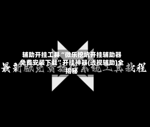 辅助开挂工具“微乐挖坑开挂辅助器免费安装下载”开挂神器{透视辅助}全揭秘-第2张图片