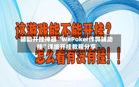 辅助开挂神器“WePoker作弊辅助挂”详细开挂教程分享-第1张图片