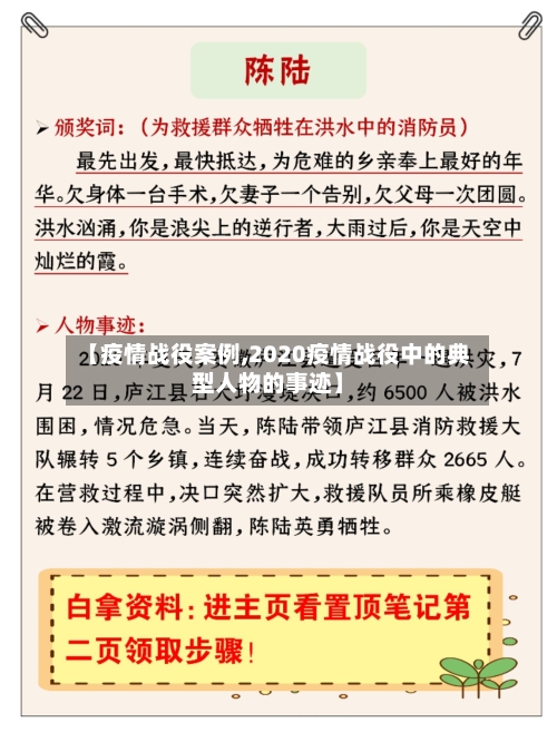 【疫情战役案例,2020疫情战役中的典型人物的事迹】-第3张图片