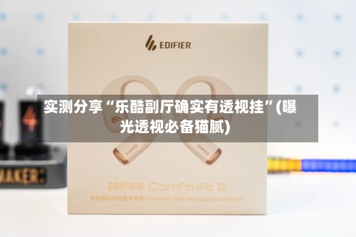 实测分享“乐酷副厅确实有透视挂”(曝光透视必备猫腻)-第1张图片