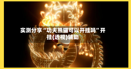 实测分享“功夫熊猫可以开挂吗”开挂(透视)辅助-第3张图片