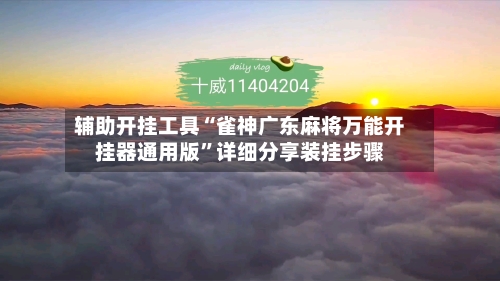 辅助开挂工具“雀神广东麻将万能开挂器通用版	”详细分享装挂步骤-第2张图片