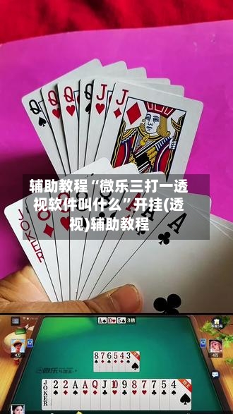 辅助教程“微乐三打一透视软件叫什么”开挂(透视)辅助教程-第2张图片