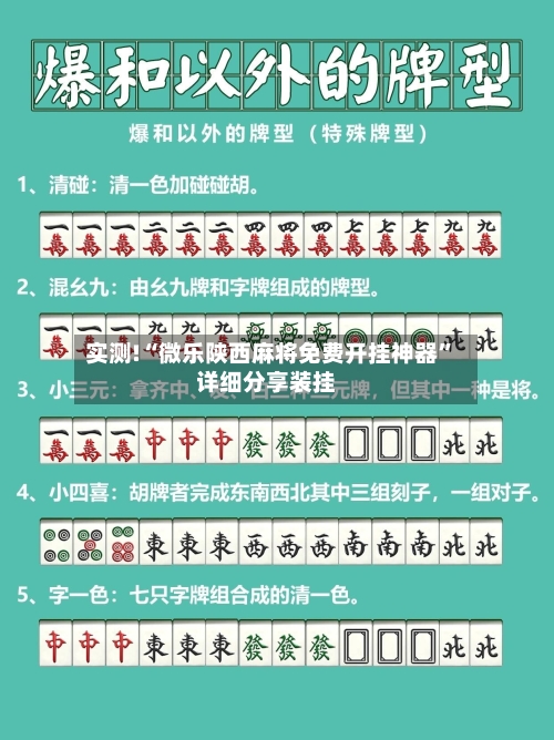 实测!“微乐陕西麻将免费开挂神器	”详细分享装挂-第1张图片