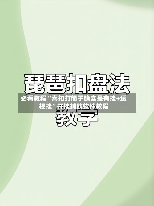 必看教程“喜扣打筒子确实是有挂+透视挂	”开挂辅助软件教程-第3张图片