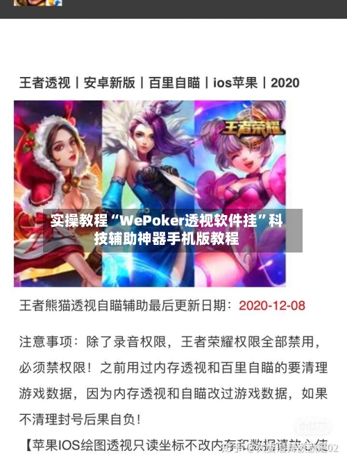 实操教程“WePoker透视软件挂	”科技辅助神器手机版教程-第2张图片