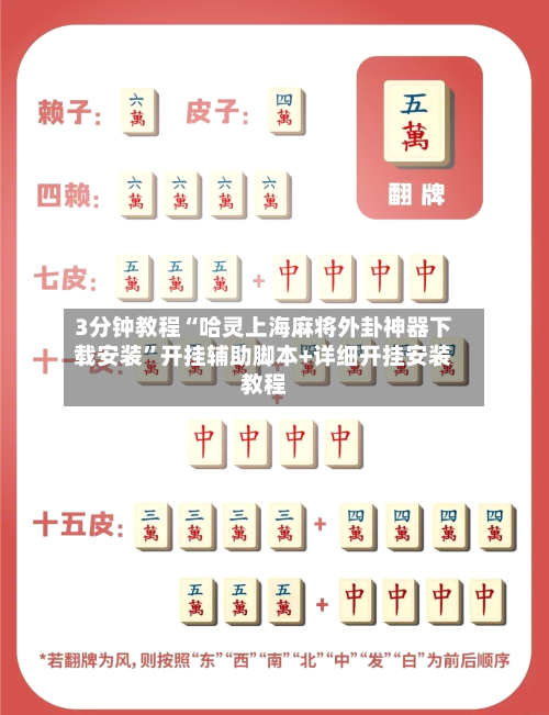 3分钟教程“哈灵上海麻将外卦神器下载安装	”开挂辅助脚本+详细开挂安装教程-第2张图片