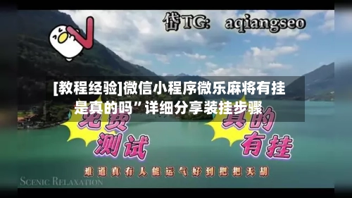 [教程经验]微信小程序微乐麻将有挂是真的吗”详细分享装挂步骤-第1张图片