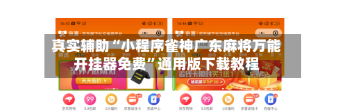 真实辅助“小程序雀神广东麻将万能开挂器免费	”通用版下载教程-第1张图片