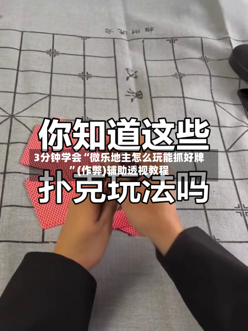 3分钟学会“微乐地主怎么玩能抓好牌”(作弊)辅助透视教程-第2张图片