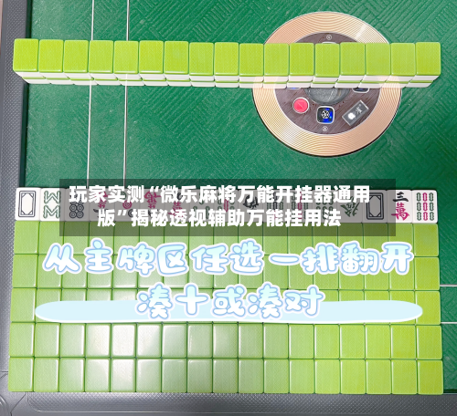 玩家实测“微乐麻将万能开挂器通用版”揭秘透视辅助万能挂用法-第2张图片