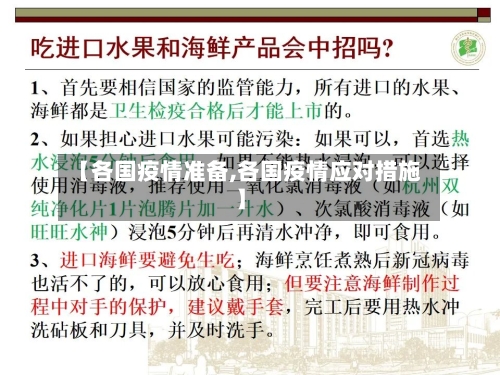 【各国疫情准备,各国疫情应对措施】-第3张图片