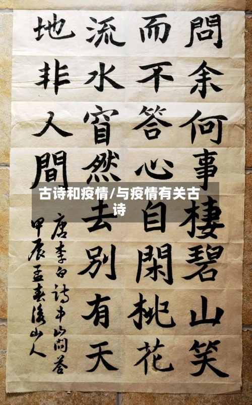 古诗和疫情/与疫情有关古诗-第1张图片