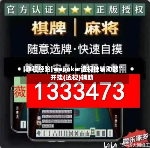 [教程经验]wepoker透视挂辅助器	”开挂(透视)辅助-第2张图片