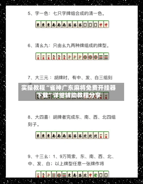 实操教程“雀神广东麻将免费开挂器下载”详细辅助教程分享-第3张图片