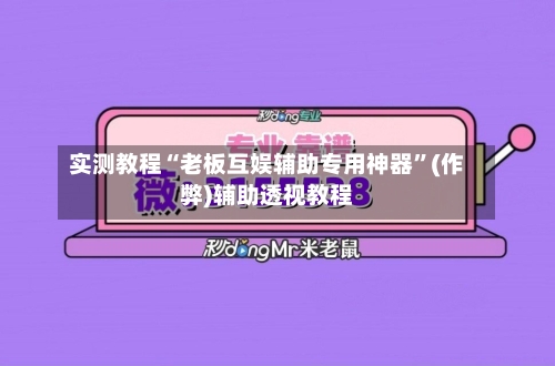 实测教程“老板互娱辅助专用神器”(作弊)辅助透视教程-第1张图片