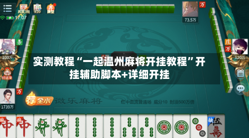 实测教程“一起温州麻将开挂教程”开挂辅助脚本+详细开挂-第2张图片