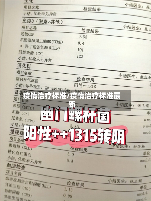 疫情治疗标准/疫情治疗标准最新-第2张图片