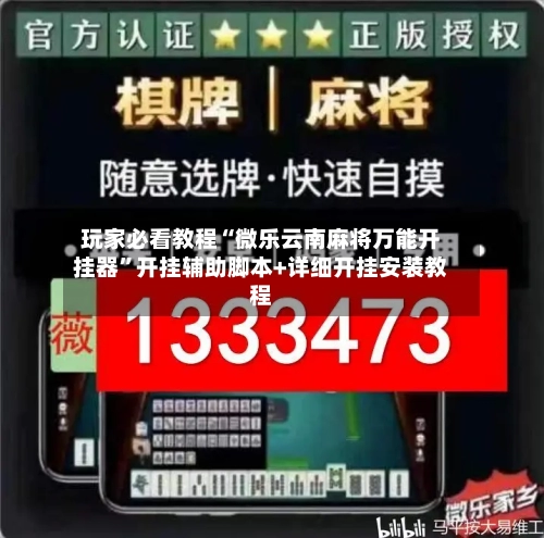 玩家必看教程“微乐云南麻将万能开挂器”开挂辅助脚本+详细开挂安装教程-第2张图片