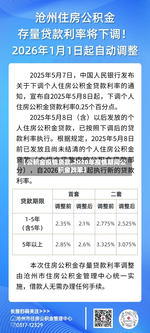 【公积金疫情贷款,2020年疫情期间公积金政策】-第1张图片