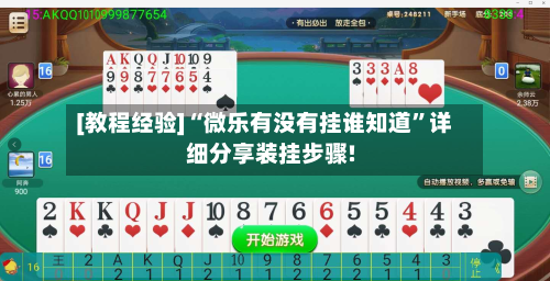 [教程经验]“微乐有没有挂谁知道”详细分享装挂步骤!-第2张图片