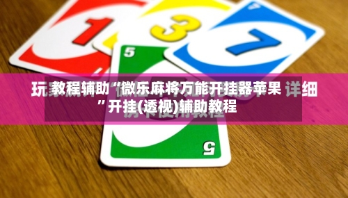 教程辅助“微乐麻将万能开挂器苹果	”开挂(透视)辅助教程-第2张图片