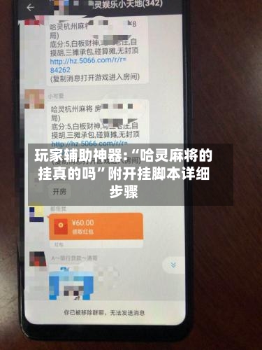 玩家辅助神器:“哈灵麻将的挂真的吗”附开挂脚本详细步骤-第2张图片